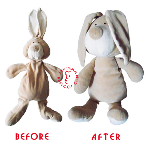 Repair toy hare.