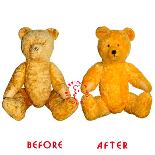 Yellow teddy restoration
