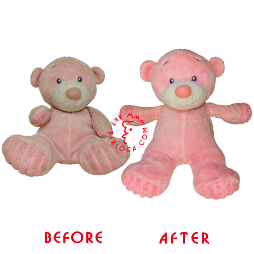 Repair pink teddy bear