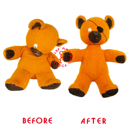 Repair one-eyed bear