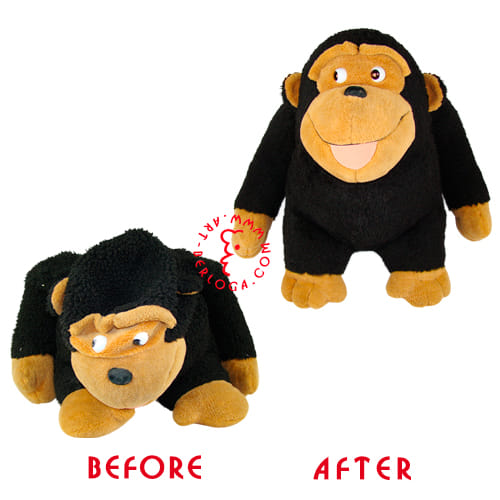 Repair plush monkey