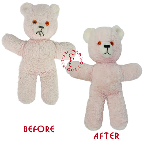 Repair pink teddy