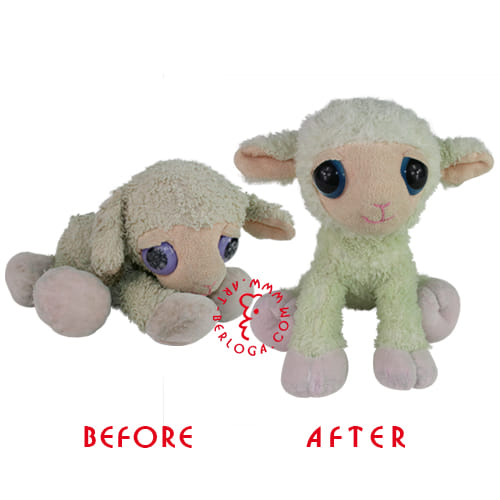 Repair plush sheep
