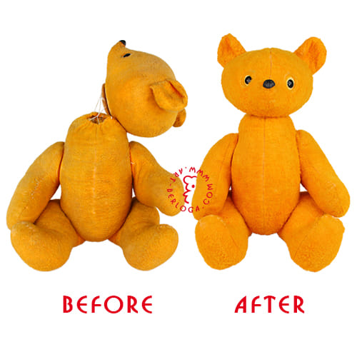 Restoration yellow teddy bear