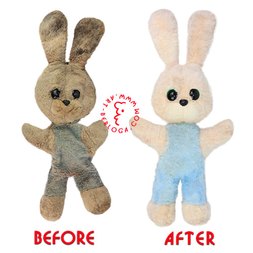 Repair plush bunny