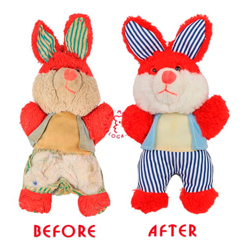 Repair little red bunny