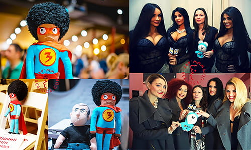 Plush toy Boxic and Zavtraman 