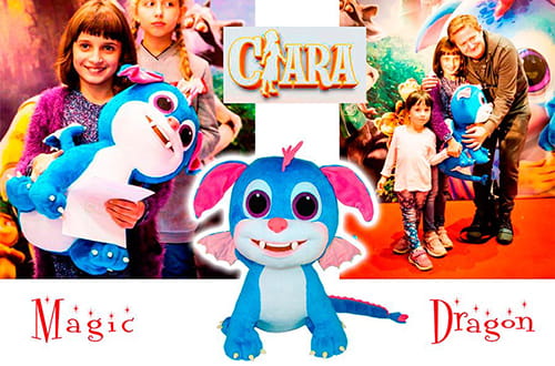 Plush toy Clara's magic dragon