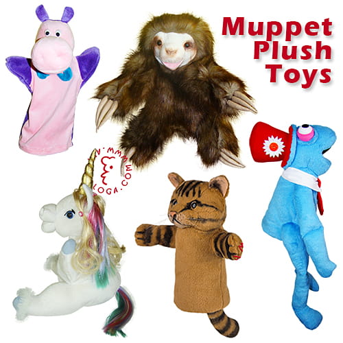 muppet-style hand puppets