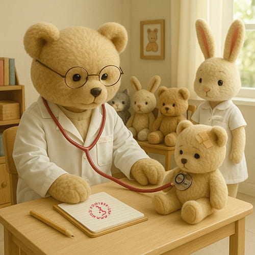 Dr.Bear's plush clinic