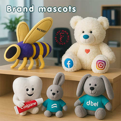 Handmade soft mascots