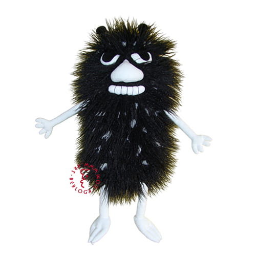 A handmade furry toy