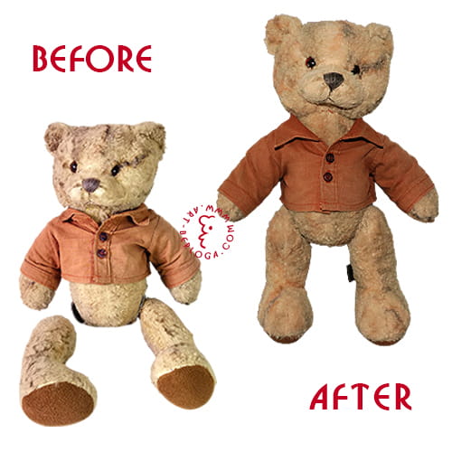 teddy bear paw repair
