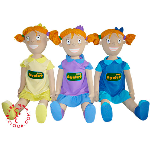 Текстильные куклы с лого