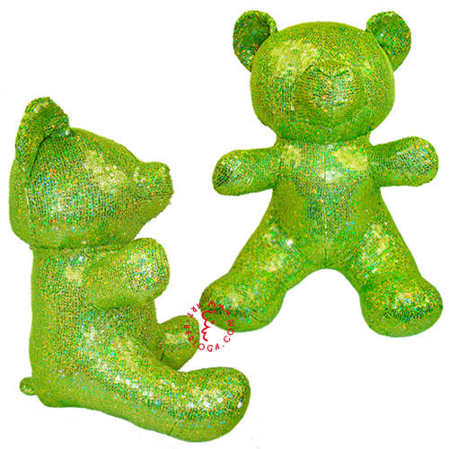 Lime shiny bear toy